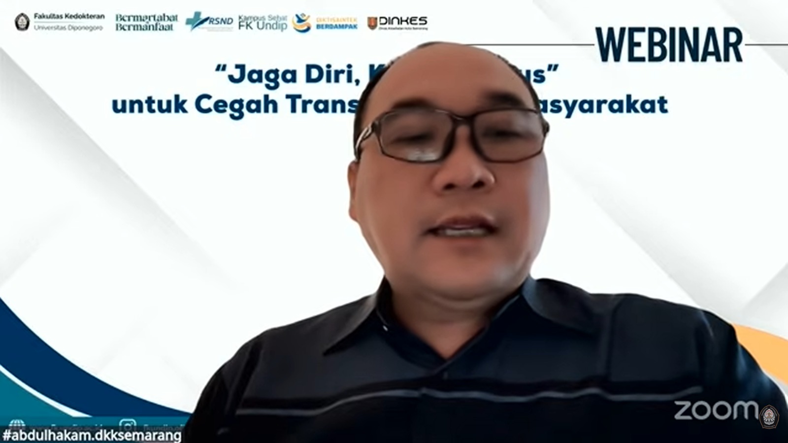 Penyampaian Materi Oleh Kepala Dinkes